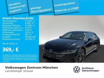 Gebraucht VW Arteon R-line 190 PS (139 kW) 2021 Schwarz Limousine