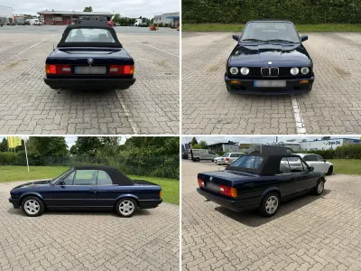 Gebraucht BMW 318 Cabriolet 113 PS (83 kW) 1991 Blau Cabrio