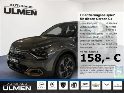 Gebraucht Citroën C4 Shine 131 PS (96 kW) 2023 Grau Limousine