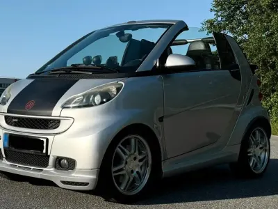 Gebraucht Smart ForTwo Cabrio Brabus 98 PS (72 kW) 2010 Silber Cabrio