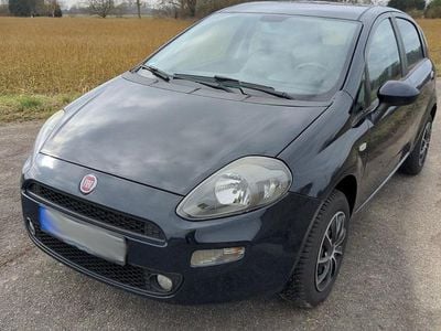 Gebraucht Fiat Punto Easy 77 PS (56 kW) 2012 Blau Kleinwagen