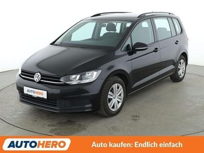 Gebraucht VW Touran Trendline 150 PS (110 kW) 2017 Schwarz Van / Kleinbus