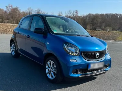 Usata Smart ForFour 71 CV (52 kW) 2016 Blu Utilitaria