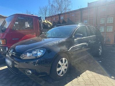 Gebraucht VW Golf VII Highline 105 PS (77 kW) 2012 Schwarz Kombi