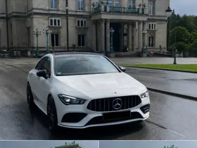Gebraucht Mercedes CLA220 AMG line 190 PS (139 kW) 2019 Weiß Coupé