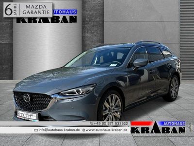 gebraucht Mazda 6 Kombi Exclusive-Line Mit Leder