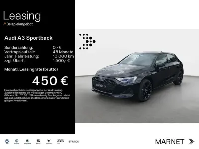 Neu Audi A3 Sport 150 PS (110 kW) 2026 Mythosschwarz metallic Limousine