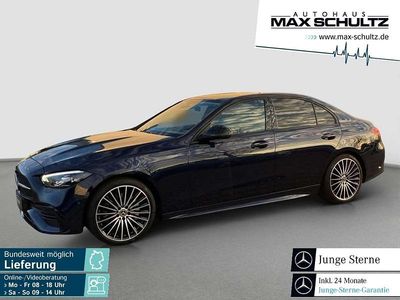 Cavansitblau (metallic) Gebraucht 2022 Mercedes C180 AMG line Limousine | 33.480 € (Etwas zu teuer)