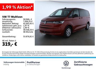 Gebraucht VW Multivan Life 150 PS (110 kW) 2024 Rot Van