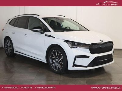Gebraucht Skoda Enyaq iV SportLine 131 kW (179 PS) 2021 Moonweiss metallic SUV
