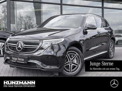 Gebraucht Mercedes EQC400 AMG line 300 kW (408 PS) 2021 Obsidianschwarz metallic SUV