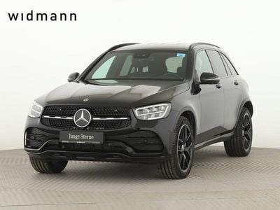 Gebraucht Mercedes GLC300 AMG line Plus 258 PS (189 kW) 2022 Metalliclack obsidianschwarz metallic SUV