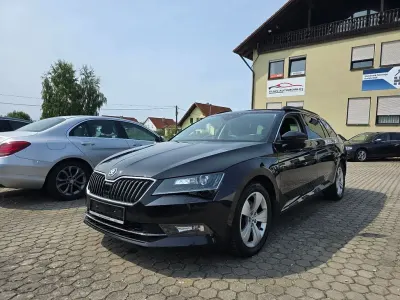 Brugt Skoda Superb Ambition 150 HK (110 kW) 2018 Sort Stationcar