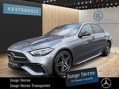 Gebraucht Mercedes C200 AMG 204 PS (150 kW) 2024 Lack selenitgrau Limousine