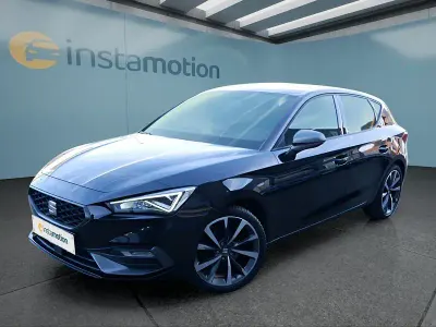 Usata Seat Leon 150 CV (110 kW) 2022 Nero Utilitaria