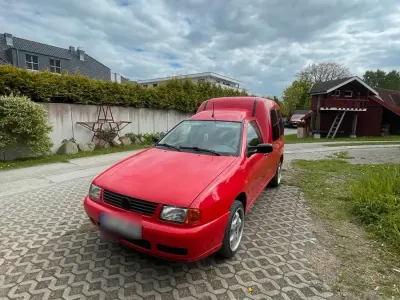 Gebraucht VW Caddy 90 PS (66 kW) 2001 Rot Van / Kleinbus