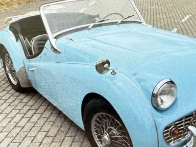 Usata Triumph TR3 101 CV (74 kW) 1958 Blu Cabrio