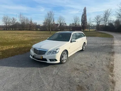 Usata Mercedes E350 Avantgarde 291 CV (214 kW) 2010 Bianco Station wagon