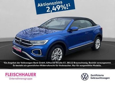 Gebraucht VW T-Roc Cabriolet Style 150 PS (110 kW) 2025 Blau Cabrio