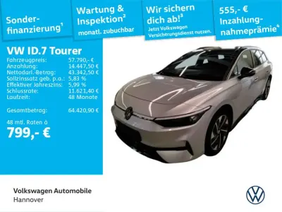 Brugt VW ID.7 Pro 210 kW (286 HK) 2025 Sort Stationcar