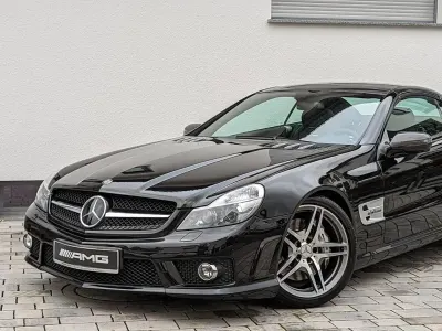 Gebraucht Mercedes SL63 AMG AMG 525 PS (386 kW) 2008 Schwarz Cabrio
