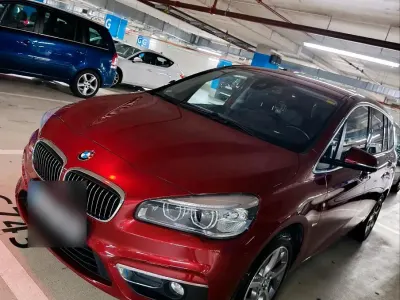 Gebraucht BMW 218 Gran Tourer Luxury Line 136 PS (100 kW) 2015 Rot Van / Kleinbus