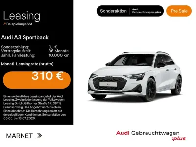 Używany Audi A3 Advanced 204 KM (150 kW) 2025 Biały Sedan/Limuzyna