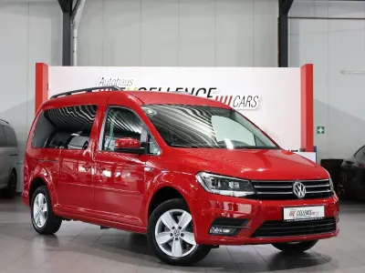 Używany VW Caddy Maxi Comfortline 131 KM (96 kW) 2020 Czerwony Minivan