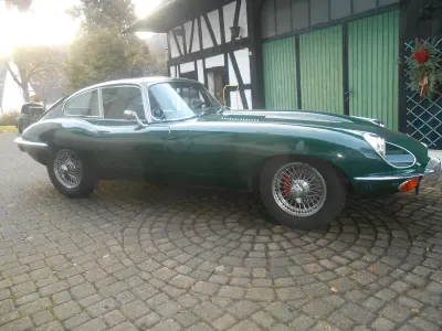 Brugt Jaguar E-Type 200 HK (147 kW) 1969 Grøn Coupe