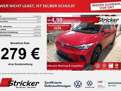 gebraucht VW ID4 ID.4 °°Pro Performance 150/77 279,-ohne Anzahlung Wärmepumpe Kamera°°Pro Performance 150/77 279,-ohne Anzahlung Wärmepumpe Kamera