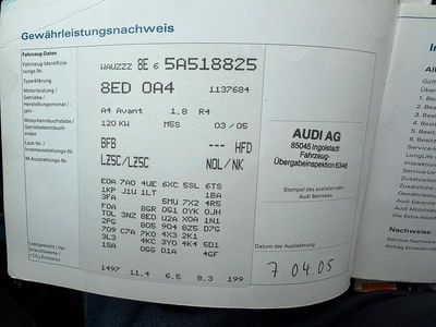 Gebraucht Audi A4 163 PS (119 kW) 2005 Blau Kombi