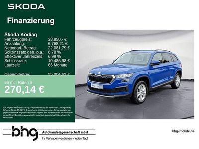 Blau Gebraucht 2023 Skoda Kodiaq Ambition SUV | 28.850 € (Superpreis)