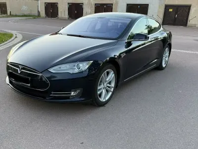 Occasion Tesla Model S 309 kW (421 PK) 2014 Blauw Hatchback