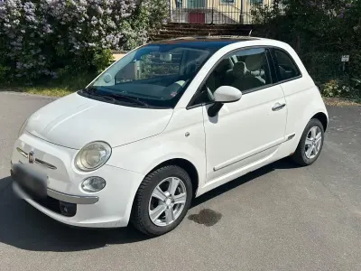 Gebraucht Fiat 500 Lounge 101 PS (74 kW) 2007 Weiß Kleinwagen