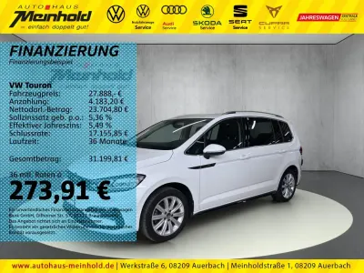 Gebraucht VW Touran Highline 150 PS (110 kW) 2022 Pure white Van / Kleinbus
