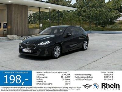 Neu BMW 116 122 PS (89 kW) 2026 Schwarz uni Kleinwagen
