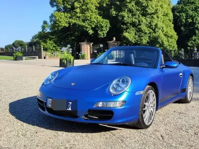 Gebraucht Porsche 911 Carrera 4 Cabriolet 325 PS (239 kW) 2006 Blau Cabrio