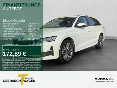 Brugt Skoda Octavia Selection 150 HK (110 kW) 2024 Hvid Stationcar