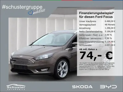 Gebraucht Ford Focus Titanium 150 PS (110 kW) 2018 Braun Kombi