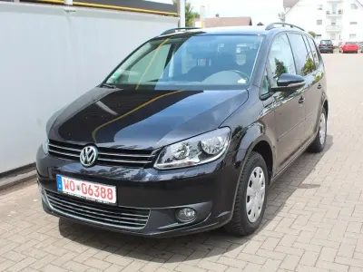 Gebraucht VW Touran Comfortline 105 PS (77 kW) 2011 Schwarz Van / Kleinbus
