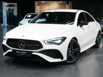 Brugt Mercedes CLA200 AMG line 163 HK (119 kW) 2024 Hvid Sedan