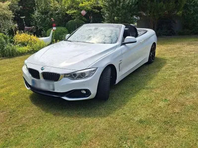 Gebraucht BMW 420 Cabriolet Sport Line 184 PS (135 kW) 2014 Weiß Cabrio