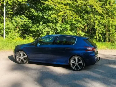 Brugt Peugeot 308 GT-line 150 HK (110 kW) 2017 Blå Sedan
