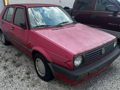 Gebraucht VW Golf III 60 PS (44 kW) 1991 Rot Kleinwagen