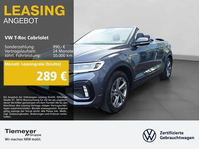 Usata VW T-Roc Cabriolet R-line 150 CV (110 kW) 2025 Grigio Cabrio