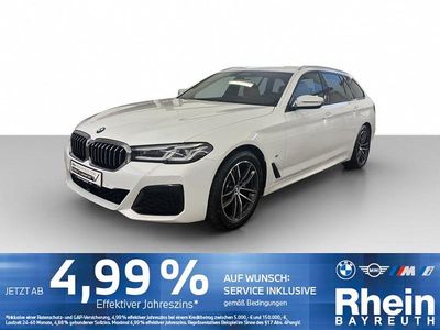 Weiß Gebraucht 2023 BMW 520 M Sport Kombi | 37.490 € (Teuer)