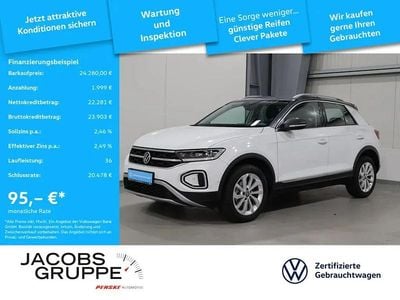 Second-hand VW T-Roc Style 85 CP (62 kW) 2025 Alb SUV