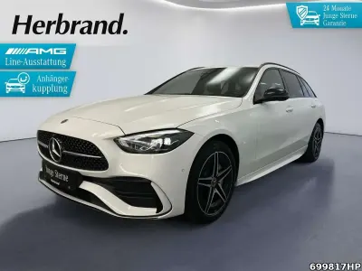Brugt Mercedes C300e AMG line 204 HK (150 kW) 2024 Hvid Stationcar