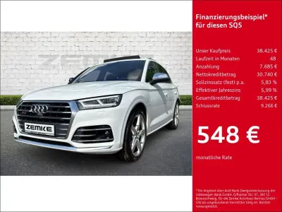 Usado Audi SQ5 Sport 354 CV (260 kW) 2019 Blanco SUV