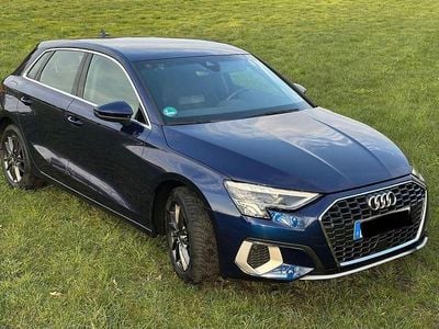 Usata Audi A3 Design 110 CV (80 kW) 2021 Blu Berlina